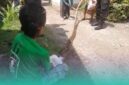 Ular sanca yang berhasil diamankan oleh warga setempat (Foto: Istimewa). 