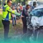 Pihak kepolisian saat melakukan olah Tempat Kejadian Perkara (TKP) (Foto: Istimewa). 