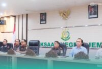 Kejaksaan Negeri (Kejari) Jember saat menggelar konferensi pers, (Foto: Istimewa). 