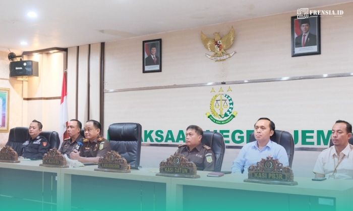 Kejaksaan Negeri (Kejari) Jember saat menggelar konferensi pers, (Foto: Istimewa). 