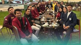 Anggota BEM Nusantara Keresidenan Tapal Kuda, saat sedang berkumpul di Puncak Rembangan, Jember, (Foto: Istimewa). 