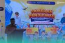 Kepala Dinas Pendidikan Jember, Arief Tjahyono, saat sambutan di Pameran Pendidikan (Foto: Istimewa). 