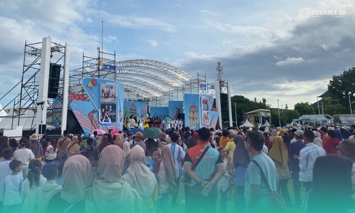 Suasana saat acara Karnaval SCTV berlangsung (Foto: Sigit/Frensia). 