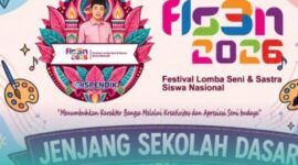 Flayer Festival Lomba Seni dan Sastra Siswa Nasional (FLS3N) (Foto: Istimewa). 