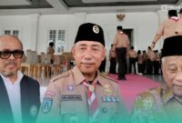Ketua Kwarda Gerakan Pramuka Jawa Timur, H.M. Arum Sabil (tengah) (Foto: Fadli/Frensia). 