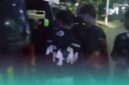 Pihak kepolisian saat menangkap 3 remaja yang bikin konten pocong (Foto: Istimewa). 