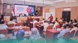 Pihak kepolisian saat membedah KUHAP Baru di Aula Rupatama (Foto: Humas Polres Jember). 