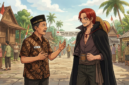 Percakapan Imajiner seorang calon kepala desa dengan Akagami No Shanks, belajar arti pengorbanan. Sumber: Gemini AI