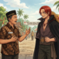 Percakapan Imajiner seorang calon kepala desa dengan Akagami No Shanks, belajar arti pengorbanan. Sumber: Gemini AI