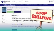 Gambar Review Kajian Bullying Mendorong Partisipasi Pencegahan Berbasis Teknologi (Sumber: Grafis Frensia)