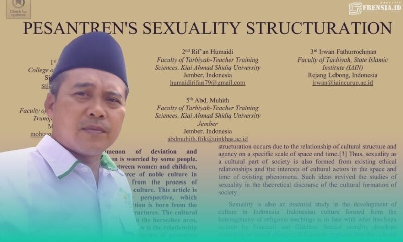 Gambar Menarik! Wadek III FTIK UIN KHAS Ternyata Pernah Aktif Meneliti Kehidupan Seksual Pesantren (Sumber: Grafis Frensia)