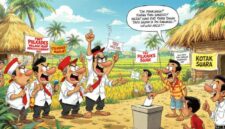 demokrasi. Sumber gambar: AI.