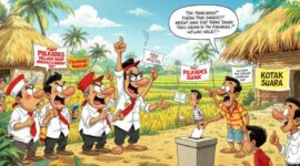 demokrasi. Sumber gambar: AI.