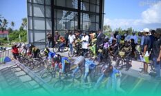 Atlet Balap BMX tercepat se Asia Komet Sukprasert jajal sirkuit BMX Muncar Banyuwangi