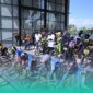 Gambar Atlet Balap BMX tercepat se Asia Komet Sukprasert jajal sirkuit BMX Muncar Banyuwangi (Sumber: istimewa)