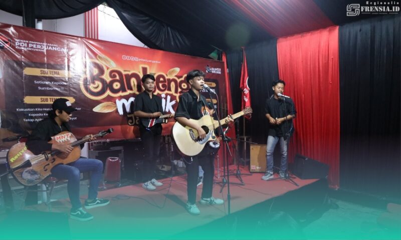 Gambar Bulan Bung Karno, DPC PDI Perjuangan Banyuwangi Gelar Banteng Musik Jalanan (Sumber: Istimewa)