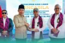 H. Rivqy Abdul Halim saat prosesi simbolis pembukaan rute penerbangan baru di Bandara Notohadinegoro (Foto: Istimewa). 