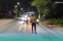 Pihak kepolisian saat melakukan olah TKP (Foto: Satlantas Polres Jember). 