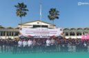 Foto bersama Pemkab Jember, bersama TNI/Polri dan anggota PSHT Cabang Jember (Foto: Diskominfo Jember). 