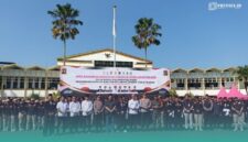 Foto bersama Pemkab Jember, bersama TNI/Polri dan anggota PSHT Cabang Jember (Foto: Diskominfo Jember). 