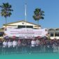 Foto bersama Pemkab Jember, bersama TNI/Polri dan anggota PSHT Cabang Jember (Foto: Diskominfo Jember). 