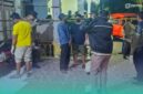 Pihak kepolisian saat melakukan penyelidikan dan olah TKP (Foto: Istimewa). 