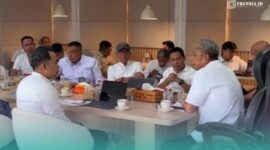 Bupati Jember, Muhammad Fawait, saat menemui Wakil Menteri Sosial (Wamensos) RI Agus Jabo Priyono (Foto: Istimewa). 