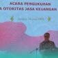 Dicky Kartikoyono, Kepala Eksekutif Pengawas Perilaku Pelaku Usaha Jasa Keuangan, Edukasi, dan Pelindungan Konsumen saat sambutan di acra pengukuhan kepala OJK Jember (Foto: Fadli/Frensia). 