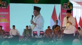 Bupati Jember, Gus Fawait, saat di acara Bunga Desaku di Balai Desa Cumedak, Kecamatan Sumberjambe, Jember (Foto: Fadli/Frensia). 