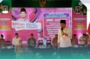 Bupati Jember, Gus Fawait, saat menghadiri agenda Bunga Desaku di Balai Desa Cumedak, Kecamatan Sumberjambe, Jember (Foto: Fadli/Frensia). 