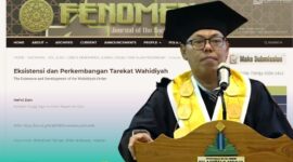 Gambar Menarik! Jejak Riset Prof. Hepni tentang Kedamaian Tarekat Wahidiyah (Sumber: Grafis Frensia)