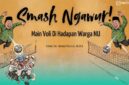 Gambar Smash Ngawur! Main Voli Di Hadapan Warga NU (Sumber: Frensia Grafis)