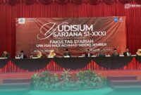 Jajaran para pimpinan dekanat Fakultas Syariah UIN KHAS Jember (Foto: Humas Fasya UIN KHAS). 
