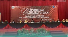 Jajaran para pimpinan dekanat Fakultas Syariah UIN KHAS Jember (Foto: Humas Fasya UIN KHAS). 