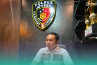Kanit Pidum Satreskrim Polres Jember, Ipda Andry Yunni Prasetyo saat diwawancarai (Foto: Sigit/Frensia). 