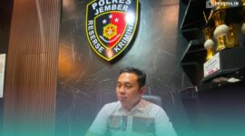Kanit Pidum Satreskrim Polres Jember, Ipda Andry Yunni Prasetyo saat diwawancarai (Foto: Sigit/Frensia). 