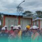 Bupati Jember, Muhammad Fawait, saat meninjau proyek pembangunan Sekolah Rakyat di Desa Pancakarya, Kecamatan Ajung, Jember (Foto: Fadli/Frensia). 