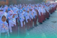 Suasana siswa saat MPLS SDN Banjarsengon 02 Jember (Foto: Istimewa). 