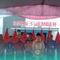 Bupati Jember, Muhammad Fawait, saat acara Pro Gus 'e di Lapangan SMPN 1 Jember (Foto: Sigit/Frensia). 