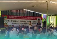 Anggota DPRD Kabupaten Jember, Edi Cahyo Purnomo, saat mengadakan reses di Kecamatan Pakusari (Foto: Istimewa). 