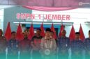 Bupati Jember, Muhammad Fawait, saat sambutan dalam acara Pro Gus e di Lapangan SMPN 1 Jember (Foto: Fadli/Frensia). 
