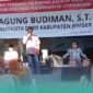 Anggota DPRD Kabupaten Jember, Agung Budiman, saat sambutan di acara reses di Kecamatan Rambipuji, Jember (Foto: Istimewa). 