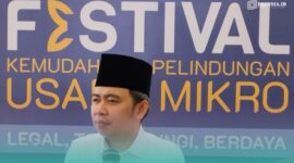 Bupati Jember, Muhammad Fawait, saat ditemui awak media di New Sari Utama Convention Hall (Foto: Fadli/Frensia). 