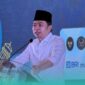 Bupati Jember, Muhammad Fawait, saat memberikan sambutan festival yang digelar oleh Kementerian UMKM di New Sari Utama Convention Hall (Foto: Fadli/Frensia). 