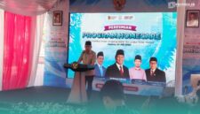 Bupati Jember, Muhammad Fawait saat sambutan dalam peresmian Program Homecare (Foto: Istimewa). 