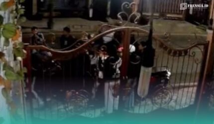 Tangkapan layar dari rekaman video CCTV rumah warga setempat (Foto: Istimewa).