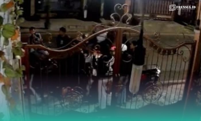 Tangkapan layar dari rekaman video CCTV rumah warga setempat (Foto: Istimewa).