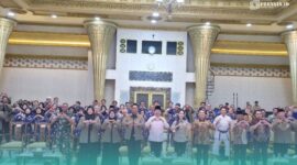 Sesi foto bersama Kepengurusan baru Komite Olahraga Masyarakat Indonesia (Kormi) Jember (Foto: Istimewa). 