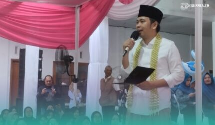 Bupati Jember, Muhammad Fawait, saat acara Bunga Desaku di Kecamatan Rambipuji pada Rabu (29/7/2026) (Foto: Fadli/Frensia).
