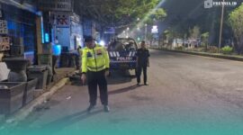  Polisi saat mendatangi TKP di Kaliwates, Jember (Foto: Satlantas Polres Jember). 